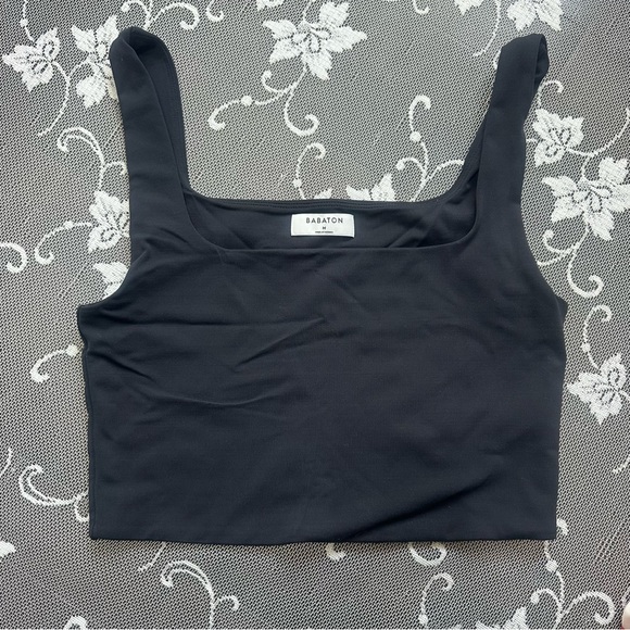 Aritzia Babaton Contour Squareneck Tank in Black Sz medium - Picture 2 of 7